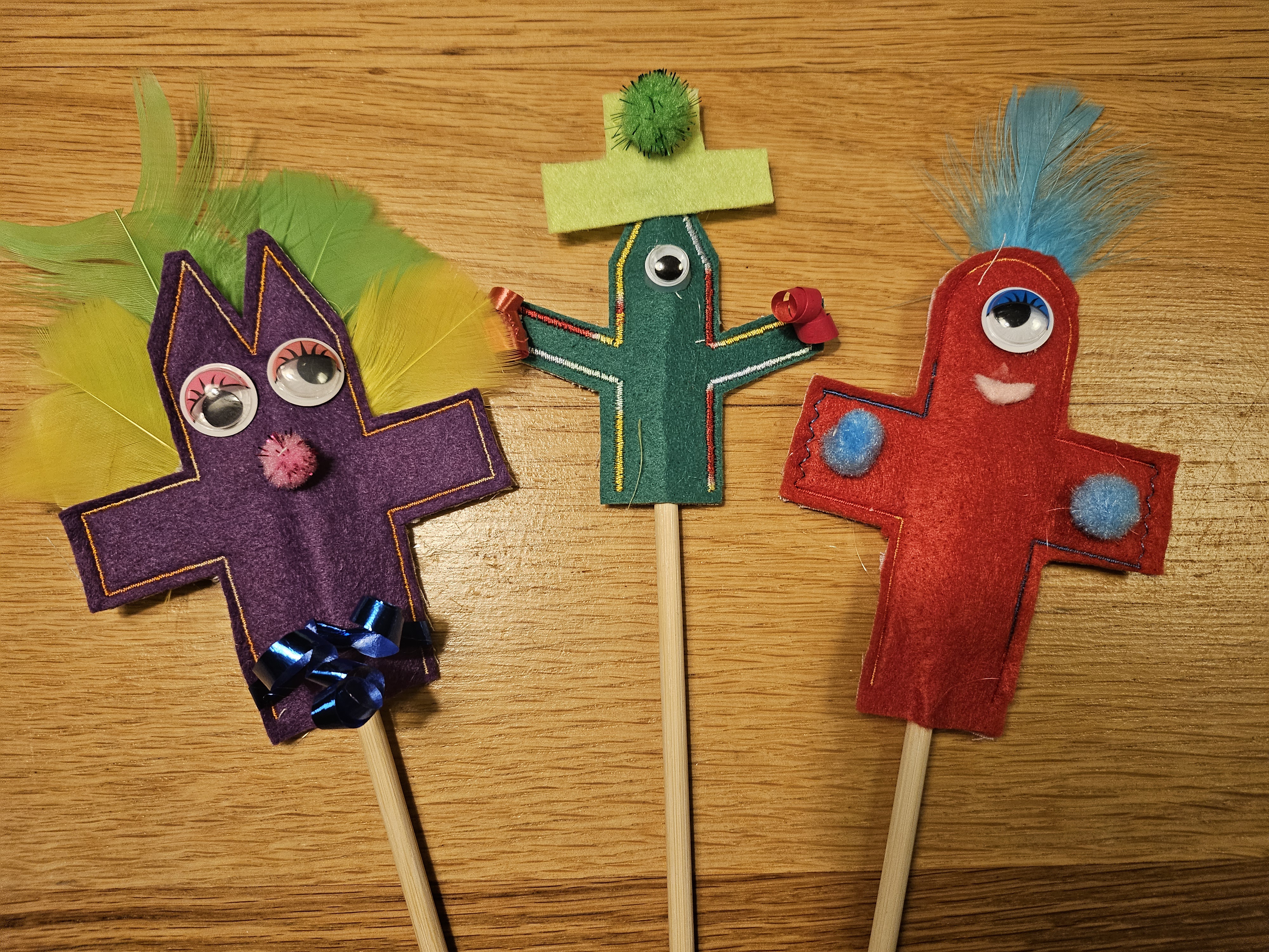 Finger puppet examples