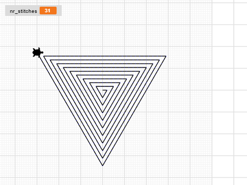 Jazmine,Arianna, Rubi triangle spiral