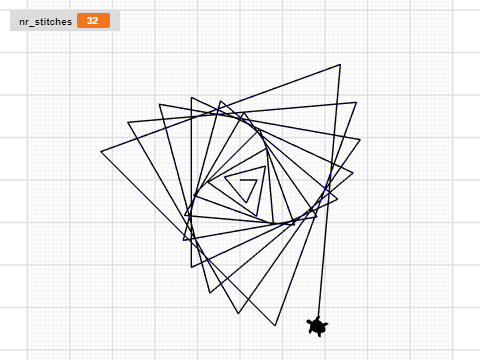 triangle spiral