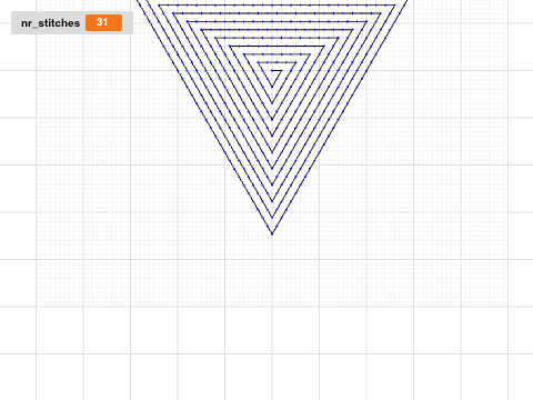 triangle spiral