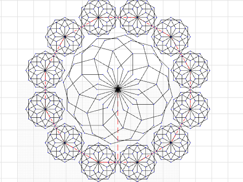 turtle stitch polygon spirograph