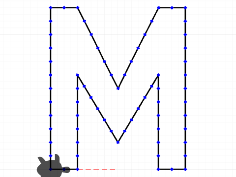 Letter M Stitch Project Max1