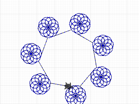 Zoes Pentagonal Circles