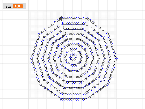 concentric decagons