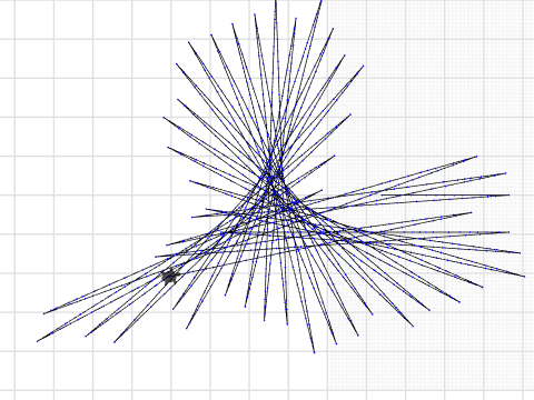 Random stitch length - explosion