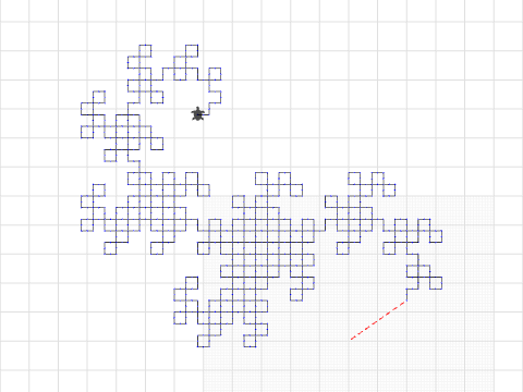 dragon curve II (iterative) v2