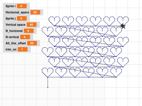 Heart pattern 2