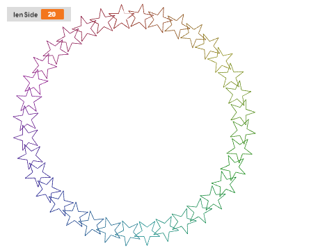 Cirlce of shapes