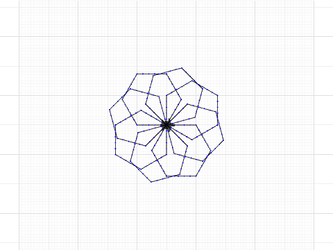 Rotationsfigur mit Sechseck