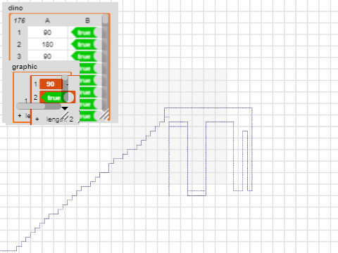 pixel draw program t-rex