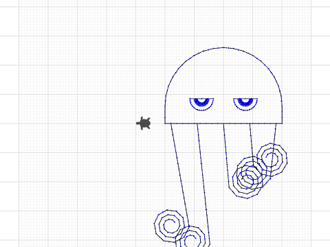 grumpy octopus (ed emberly inspired)