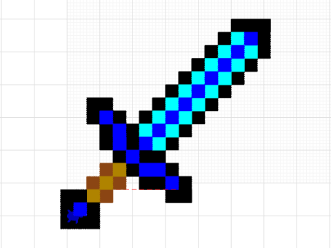 Minecraft Dimond Sword