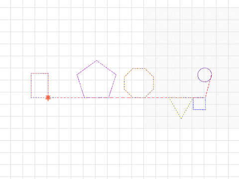 Red Circle Blue square lab JM