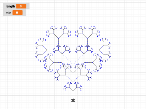 heart fractile tree