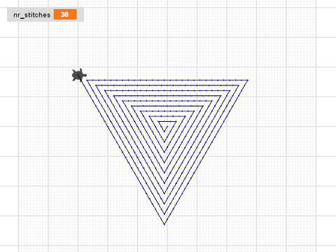 Variable - Triangle spiral