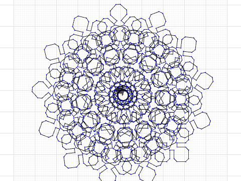 Lans Serpinski Curve Design