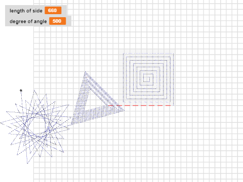 spiral shapoes activity