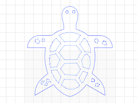 turtle dxf