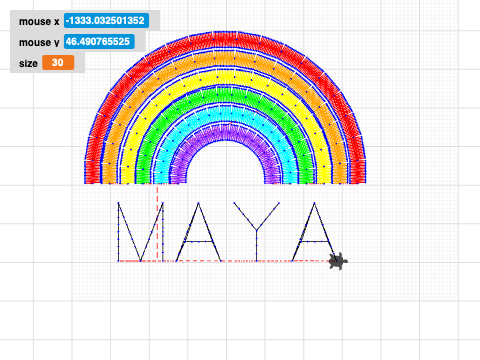 Rainbow with Variable