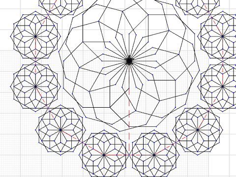 turtle stitch polygon spirograph