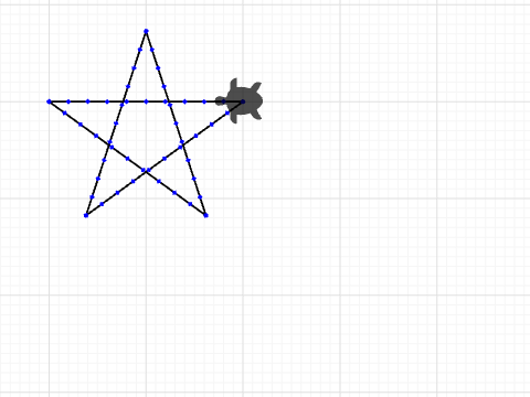 estrela 5 puntas puntada triple