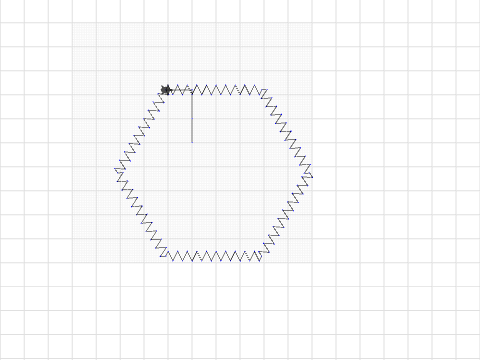 hexagon zigzag 22