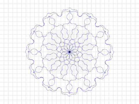 Serpinski Curve Flower