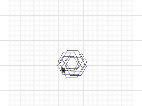 Polygon Pile Without Jump Stitch