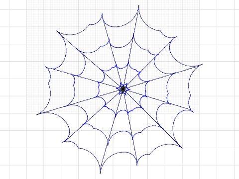 Spider Web 4in