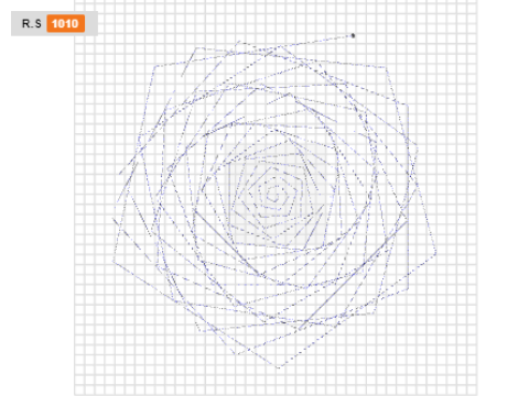 #6 Using variables to make spiralsR.S