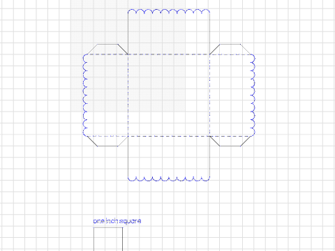 Box Top With Variable Scallops