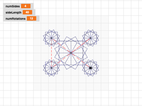 James Polygon Square Stitch