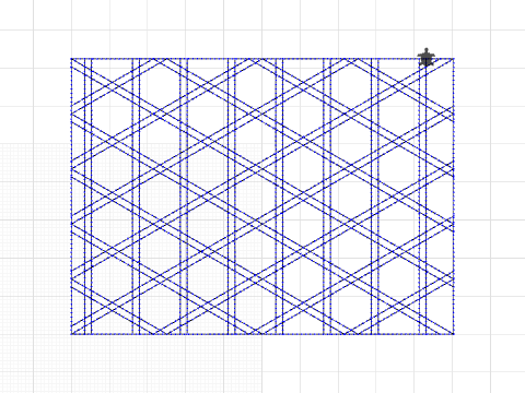 Sashiko - Hishi-lgeta and Tasuki - Parallel Diamonds and Crossed Cords with Weaving