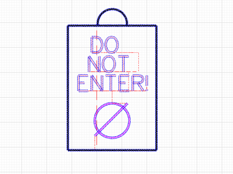 do not enter 