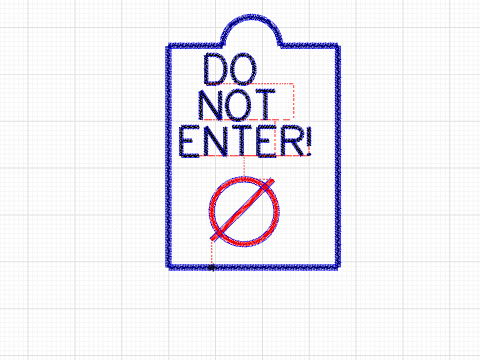 do not enter 