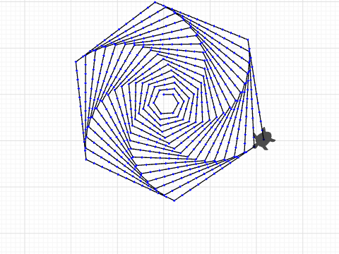 Lillian - Spiral Hexagon