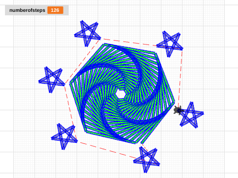 Ananda Spiral with Stars