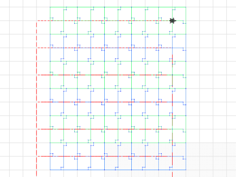 Distorted Squares Pattern