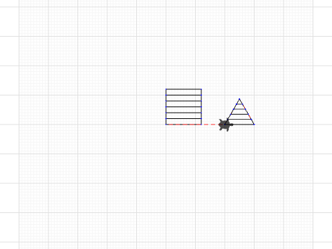 Triangle square fill with loop 