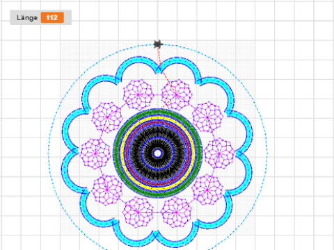 BuntegekreisteMandala