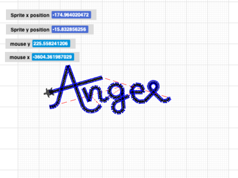 Angel in Cursive