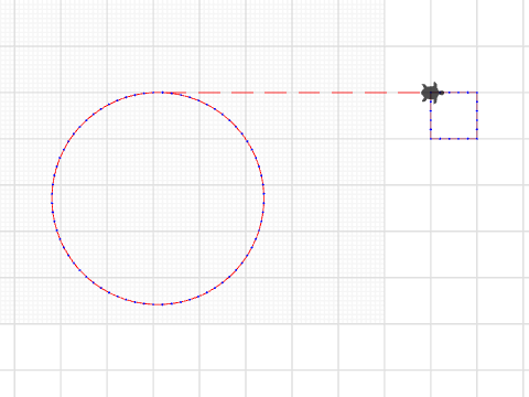 red circle blue square mc