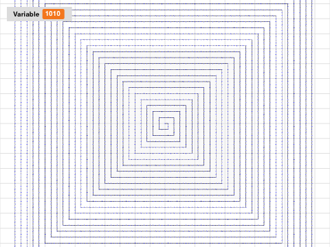 7 Make a variable (spiral)