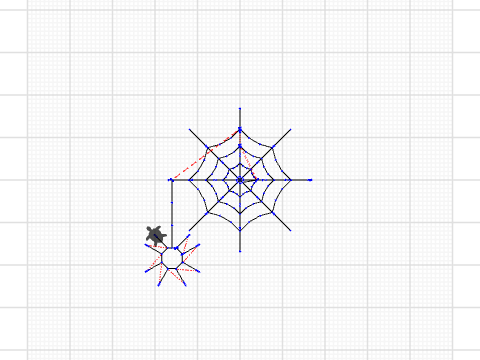 Halloween-Spinne-mit-Netz-EmmaSchoder