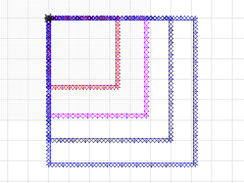 Multi-Colored Sprials- MS 