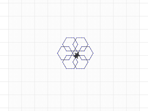 Hexagon Pinwheel