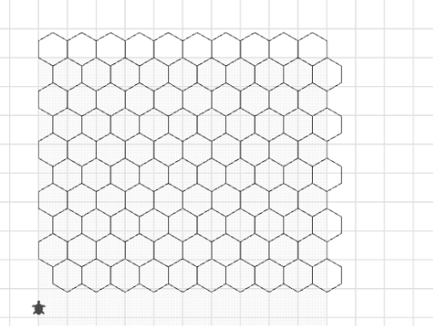 Hexagon grid