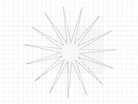 N-Sided Polygon Study For Spokes, Stars and a Polygon 