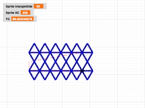 argyle triangle pattern