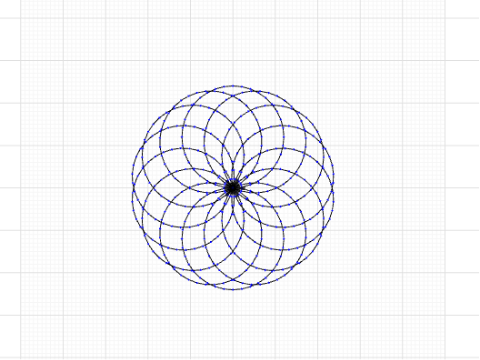 Tutorial - flower with circles